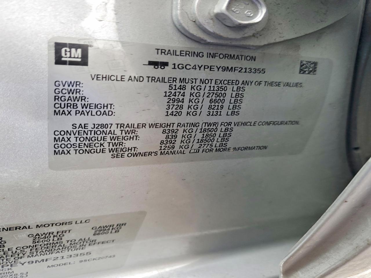 2021 CHEVROLET SILVERADO K2500 HEAVY DUTY LTZ photo 12