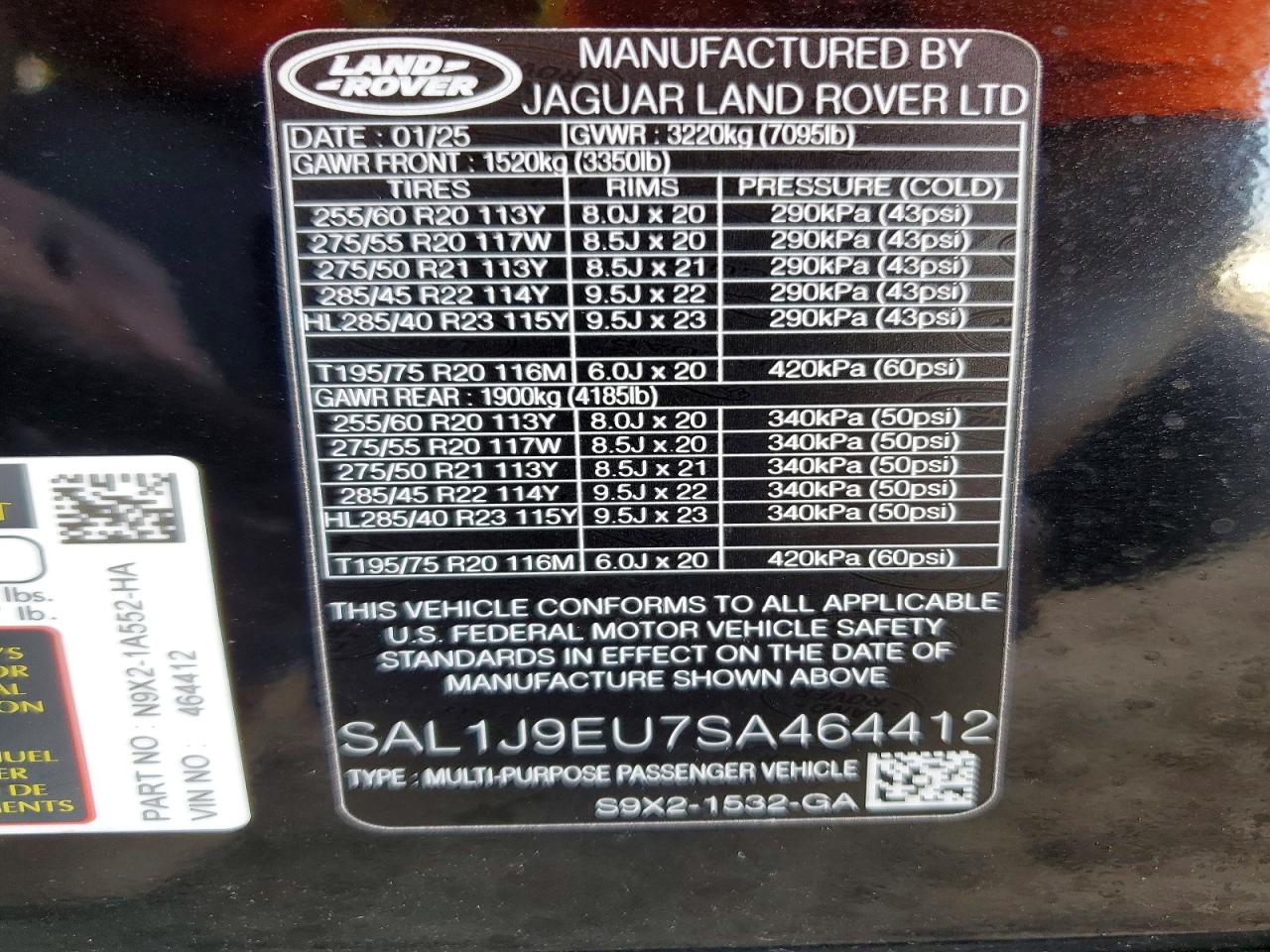 2025 LAND ROVER RANGE ROVER SPORT S photo 13