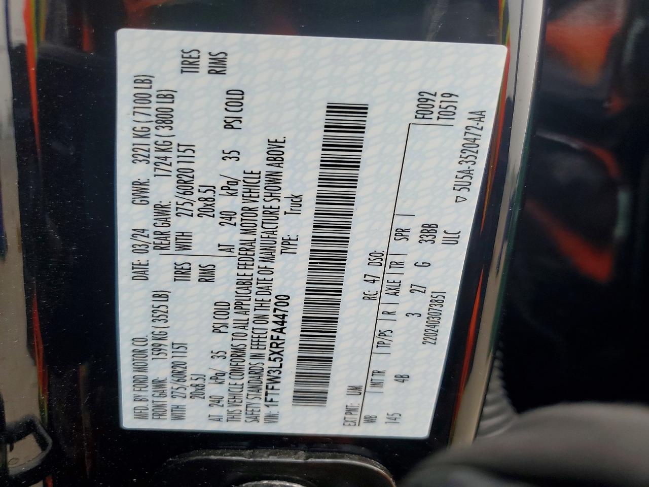 2024 FORD F150 XLT photo 12
