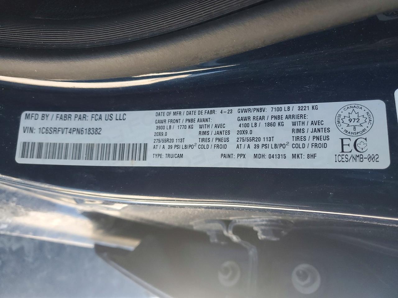 2023 RAM 1500 SPORT photo 13