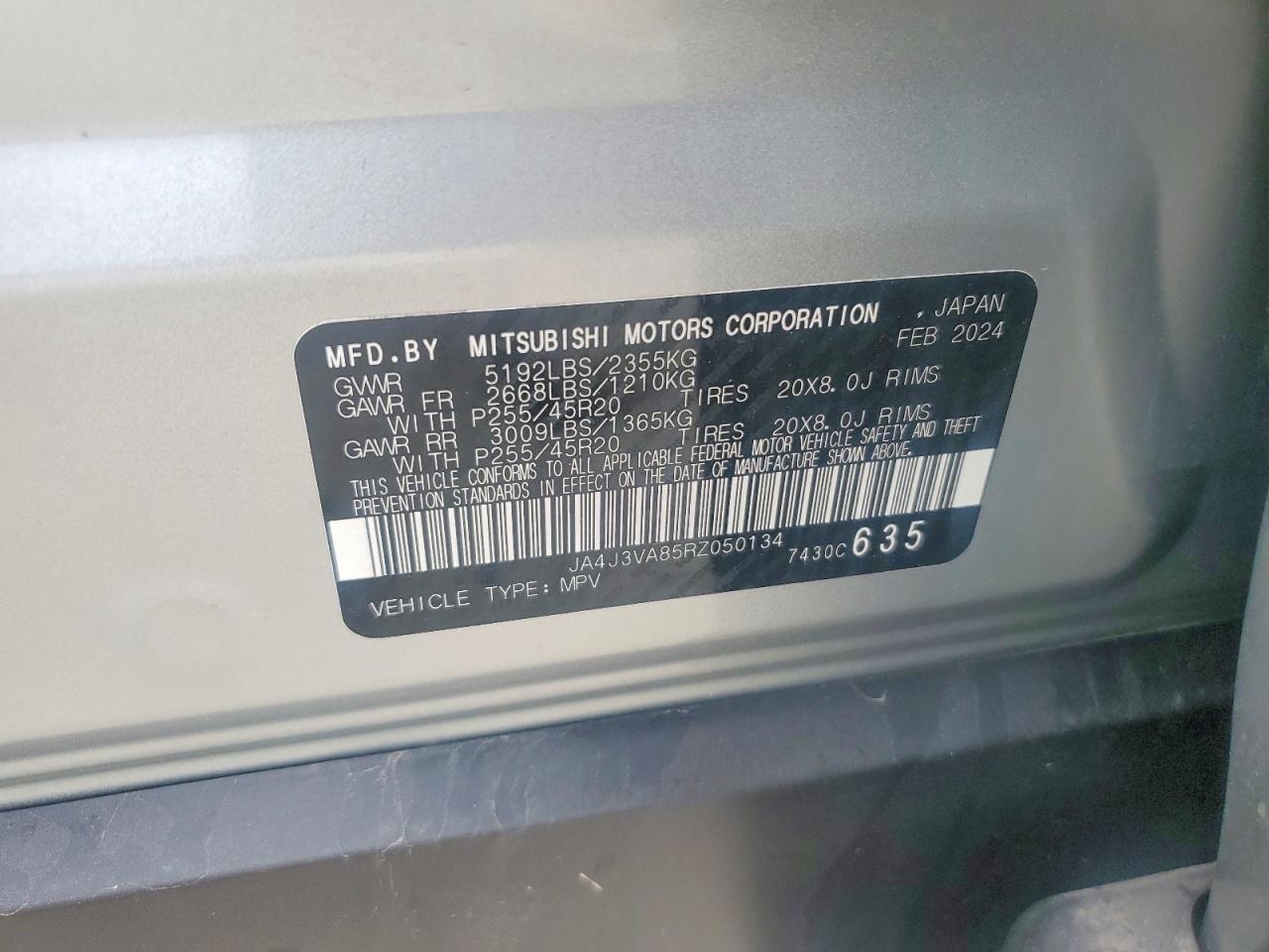 2024 MITSUBISHI OUTLANDER SE photo 23