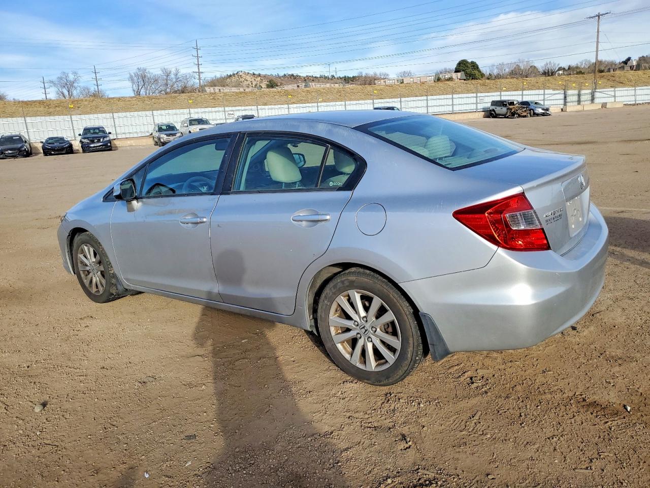2012 HONDA CIVIC EX photo 2