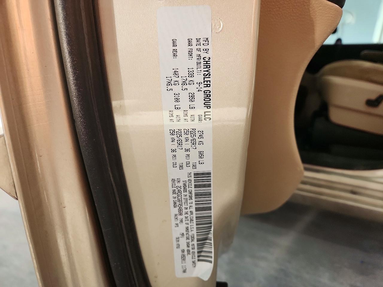 2015 DODGE GRAND CARAVAN SXT photo 13