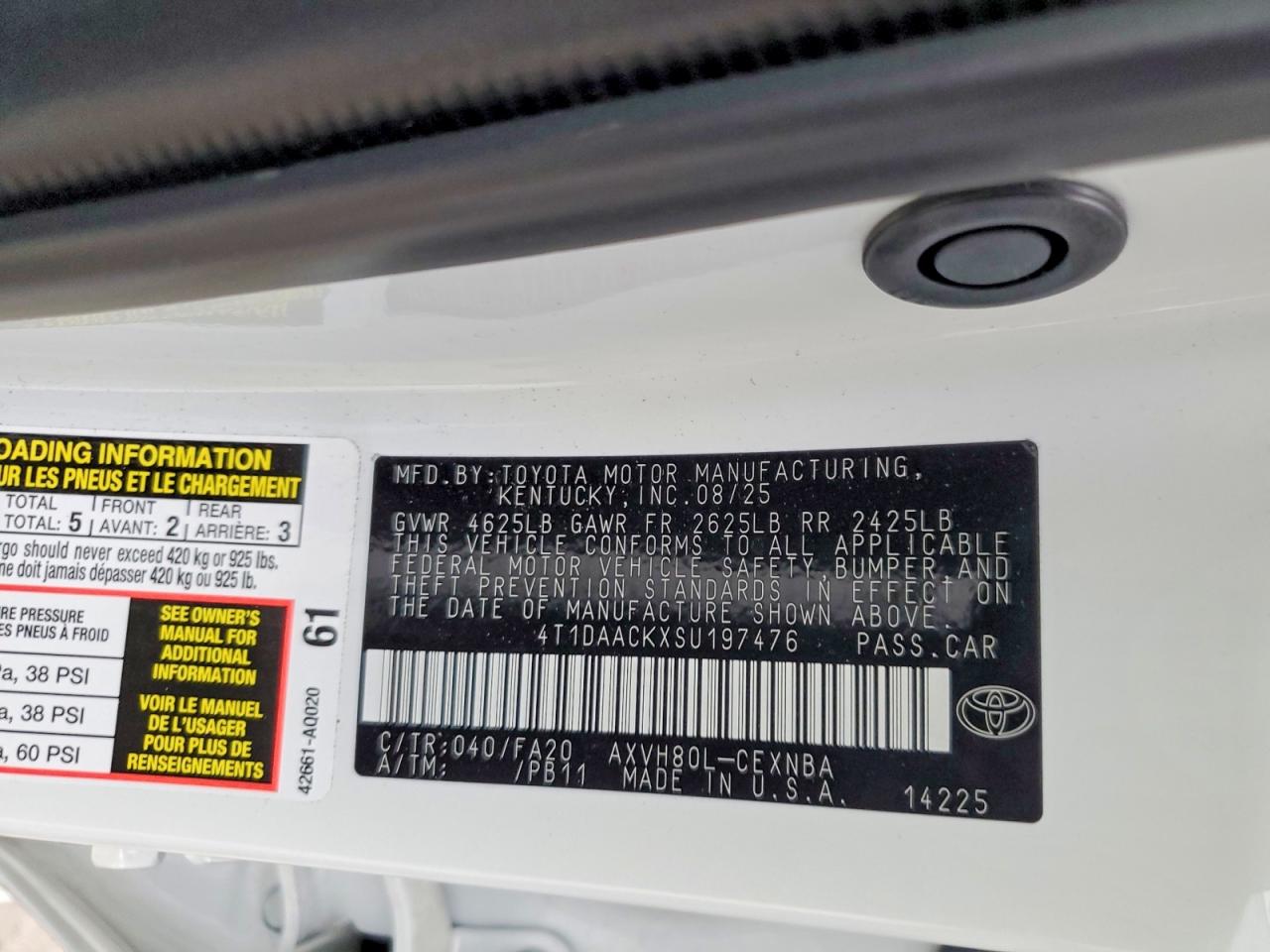 2025 TOYOTA CAMRY XSE photo 12