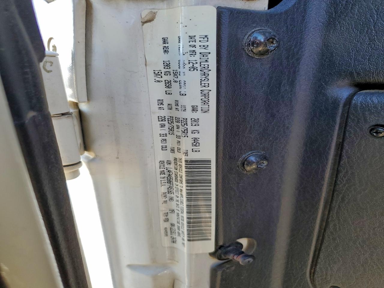 2006 JEEP WRANGLER / TJ SPORT photo 12
