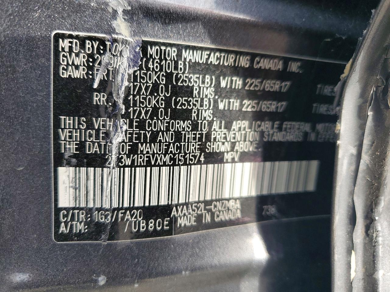 2021 TOYOTA RAV4 XLE photo 13