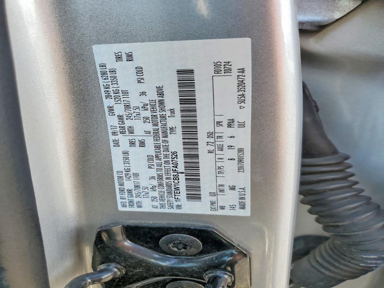 2018 FORD F150 SUPERCREW photo 12