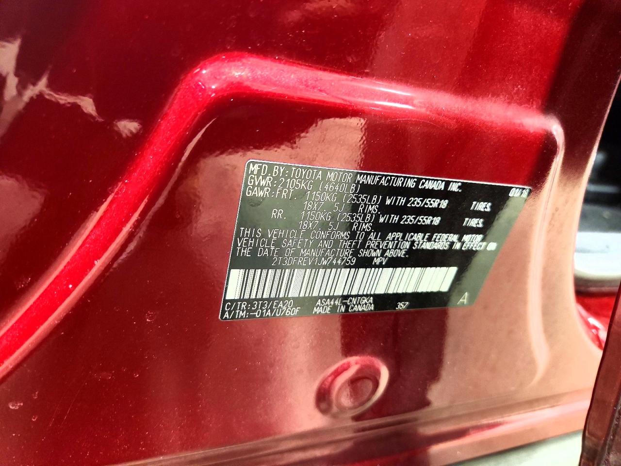 2018 TOYOTA RAV4 LIMITED photo 14