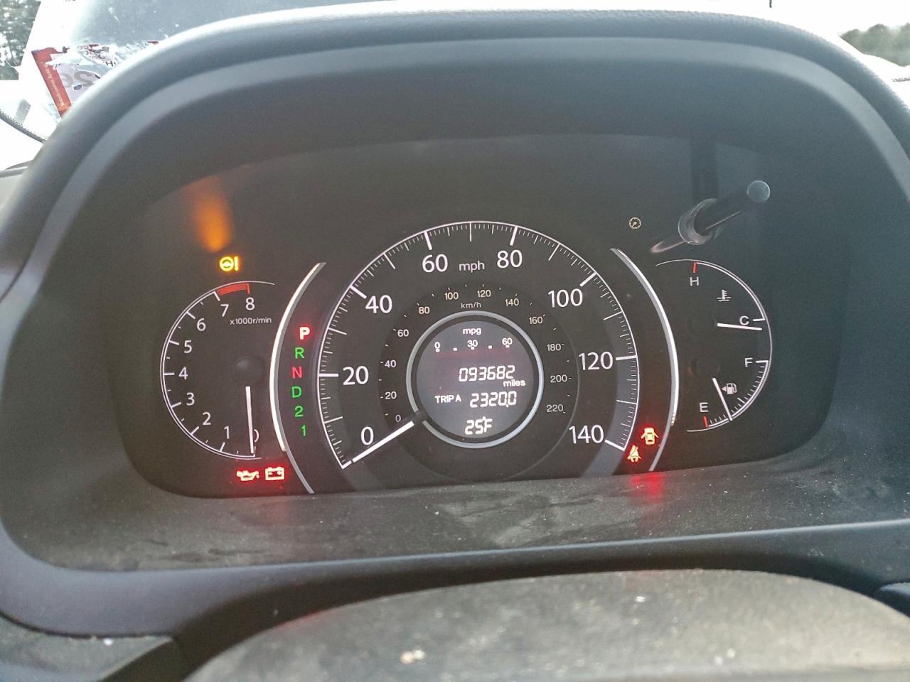 2014 HONDA CR-V LX photo 9