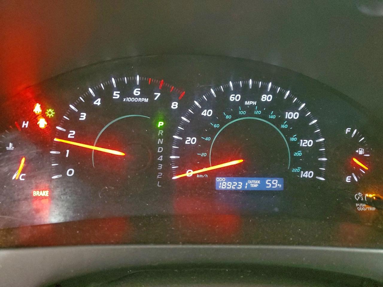 2009 TOYOTA CAMRY BASE photo 9