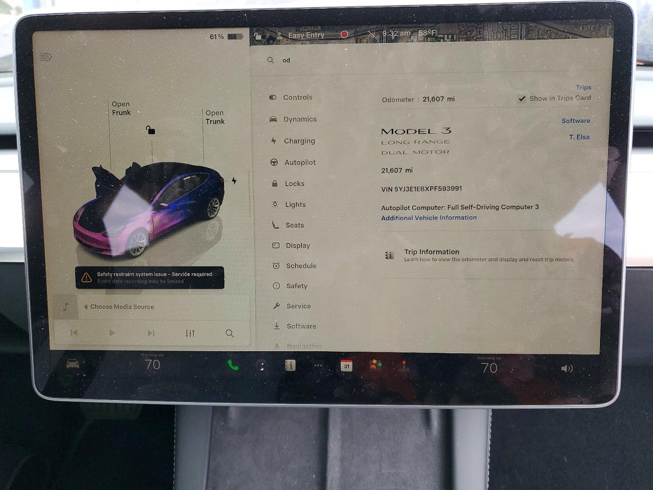 2023 TESLA MODEL 3 photo 9