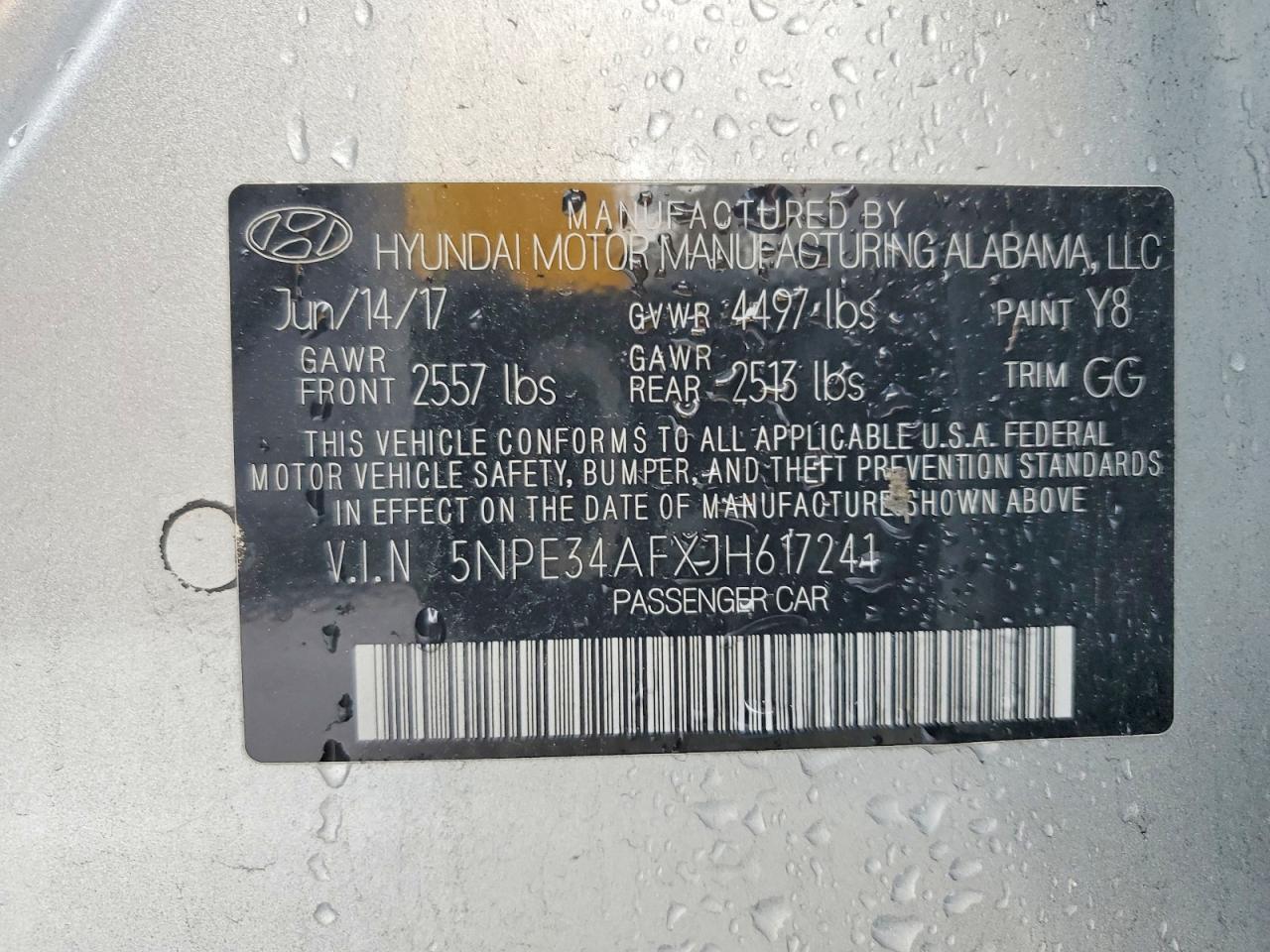 2018 HYUNDAI SONATA SPORT photo 13