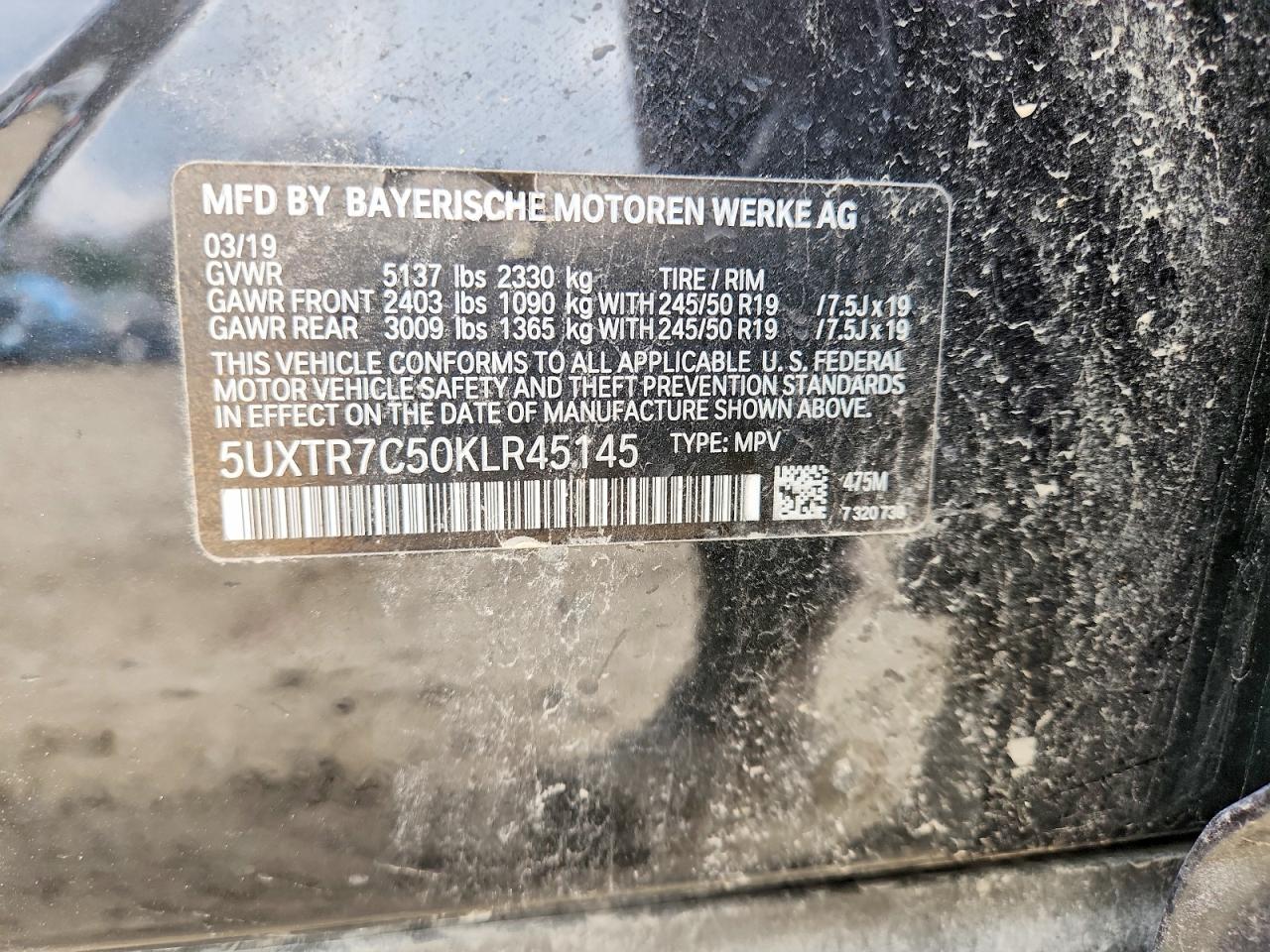 2019 BMW X3 SDRIVE30I photo 12