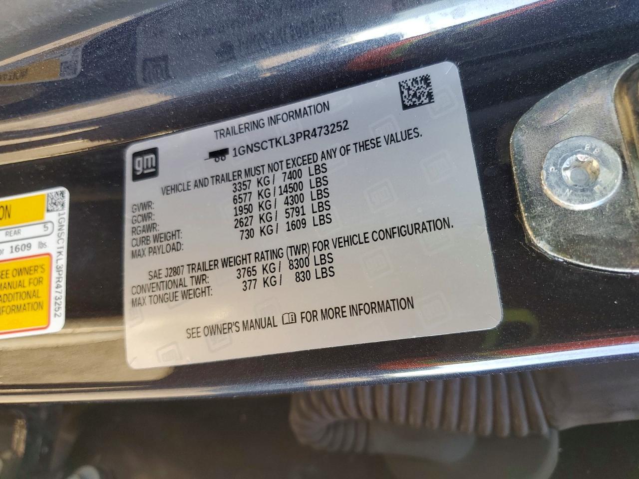2023 CHEVROLET TAHOE C1500 HIGH COUNTRY photo 13