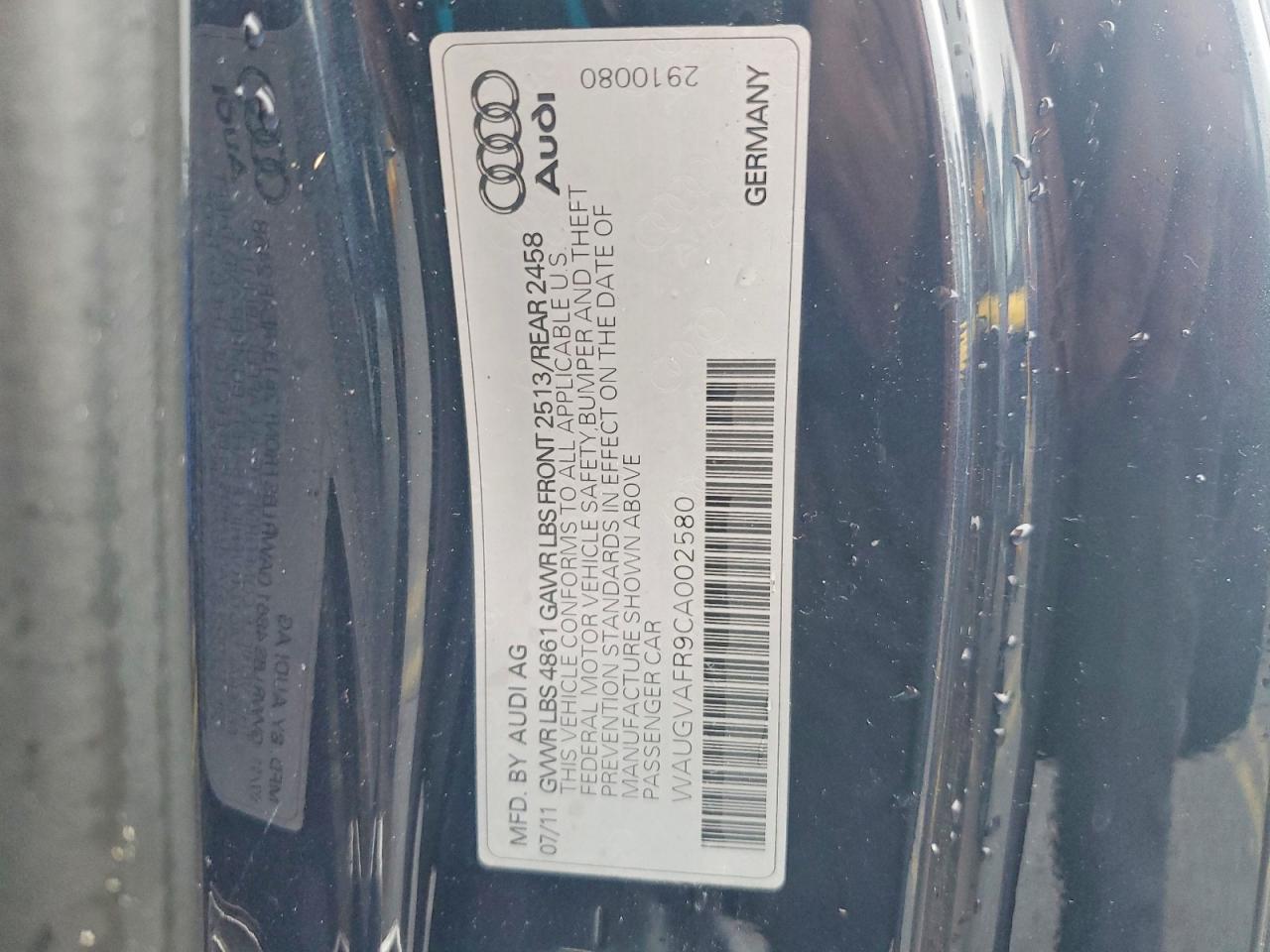 2012 AUDI S5 PREMIUM PLUS photo 12