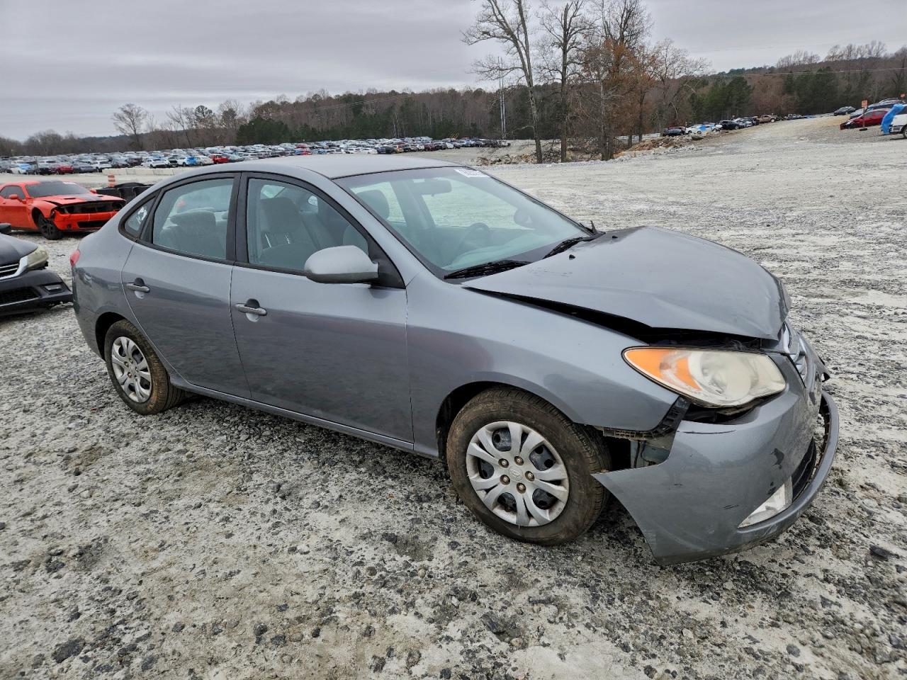 2010 HYUNDAI ELANTRA BLUE photo 4