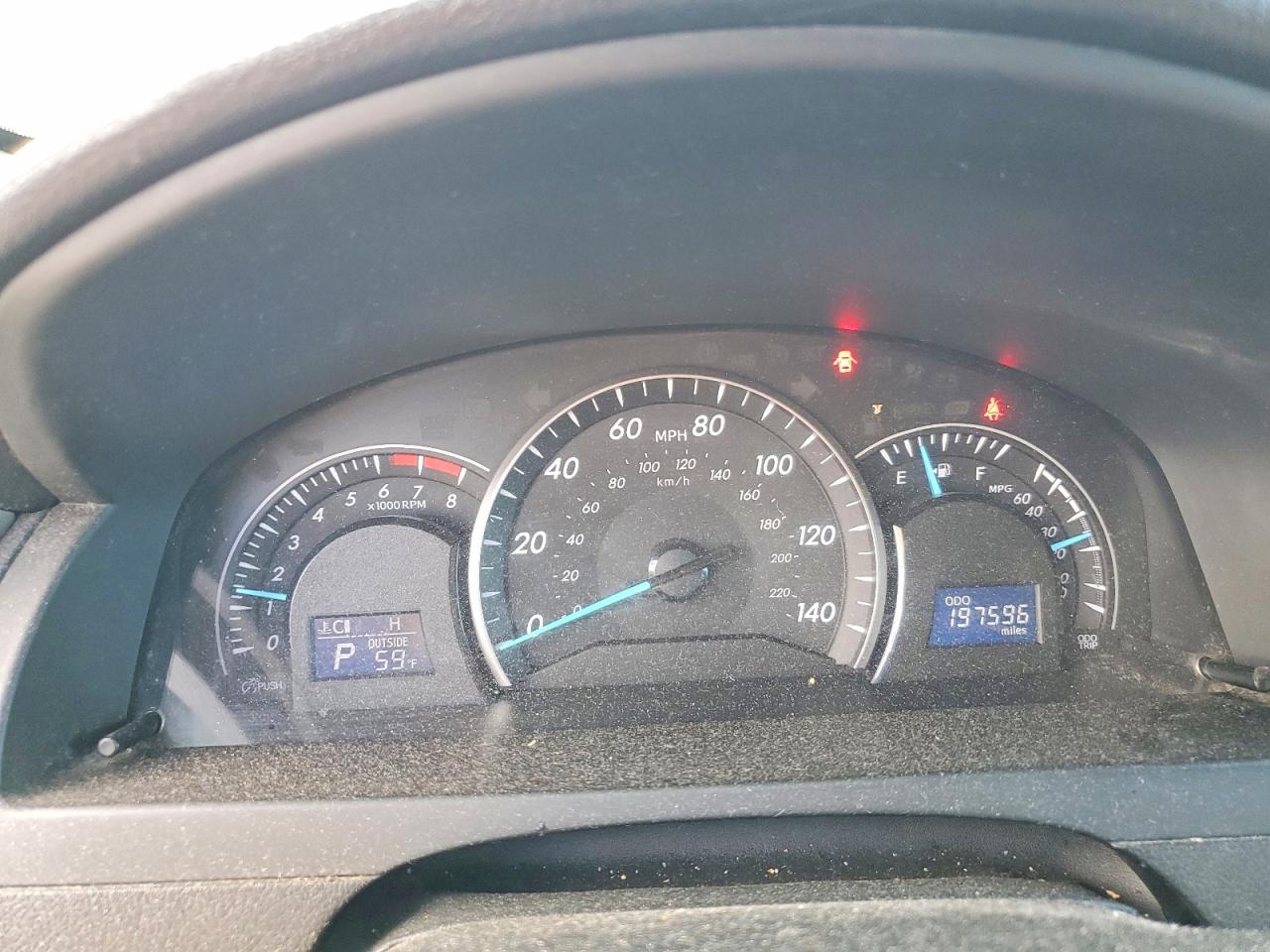 2012 TOYOTA CAMRY BASE photo 9
