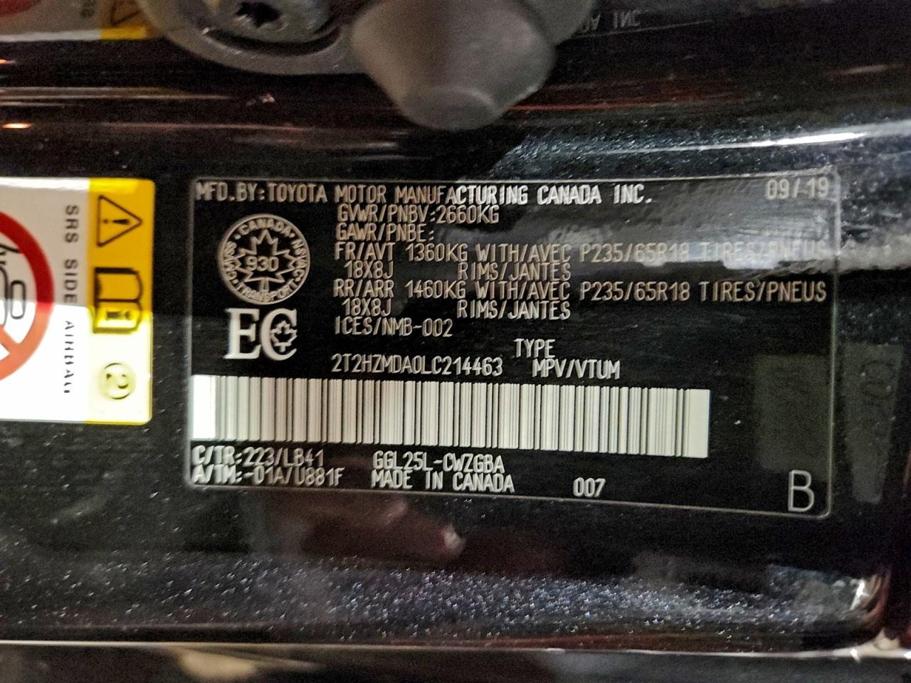 2020 LEXUS RX 350 photo 14