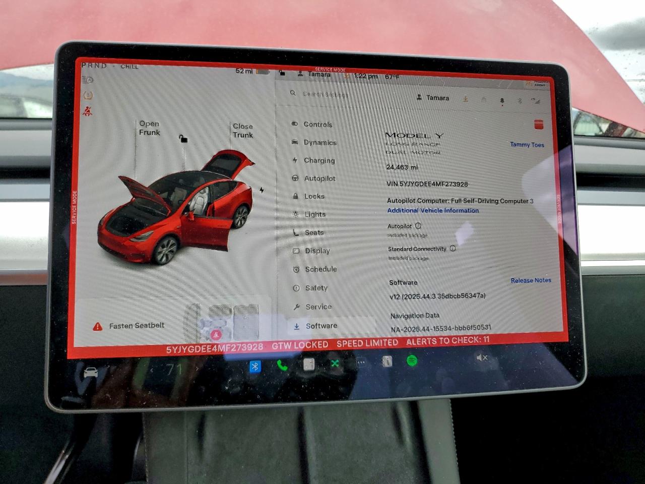 2021 TESLA MODEL Y photo 9