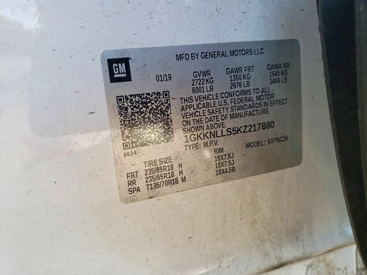 2019 GMC ACADIA SLE photo 14