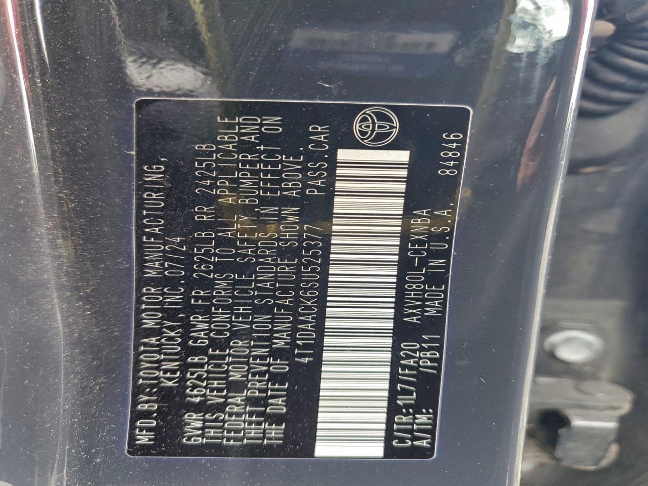 2025 TOYOTA CAMRY XSE photo 12