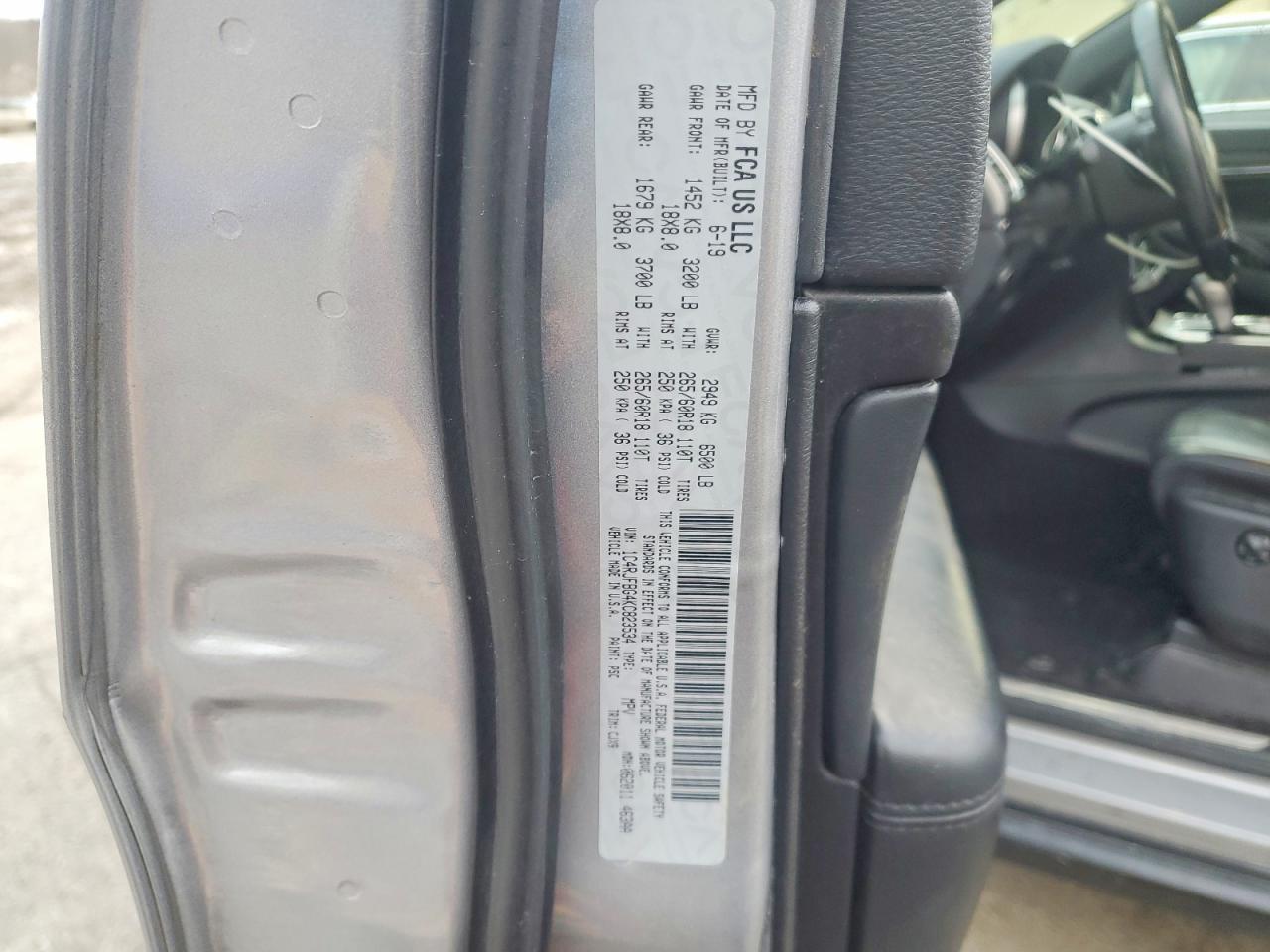 2019 JEEP GRAND CHEROKEE LIMITED photo 13