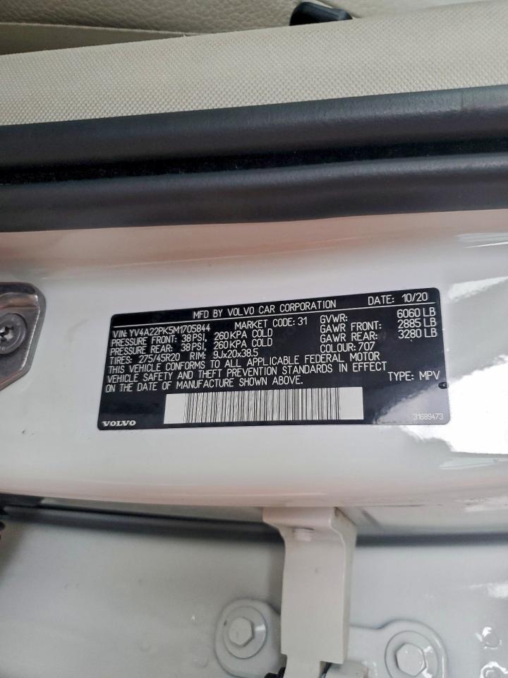 2021 VOLVO XC90 T6 MOMENTUM photo 13