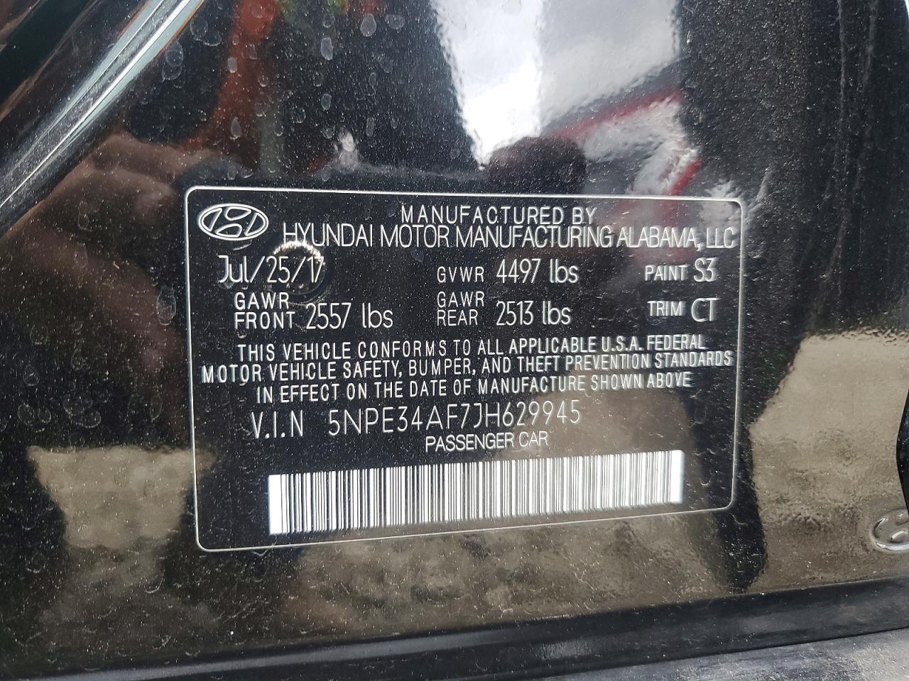 2018 HYUNDAI SONATA SPORT photo 13
