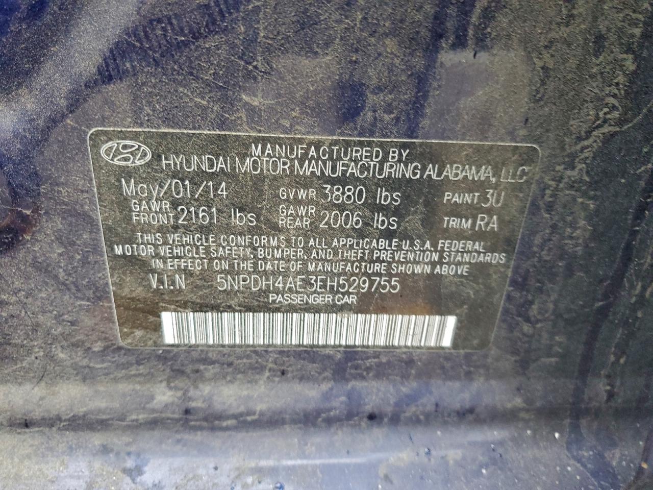2014 HYUNDAI ELANTRA SE photo 12