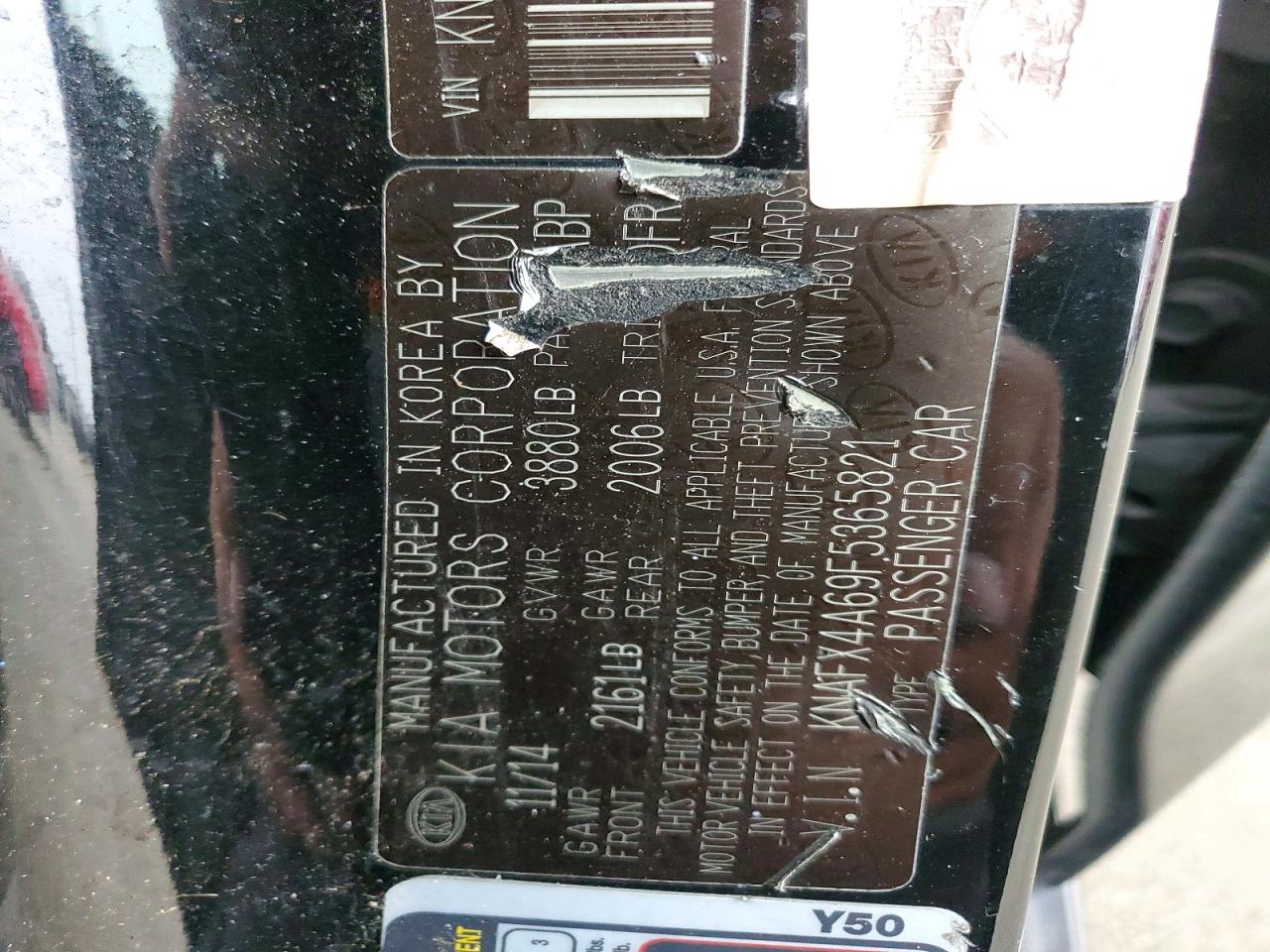 2015 KIA FORTE LX photo 12