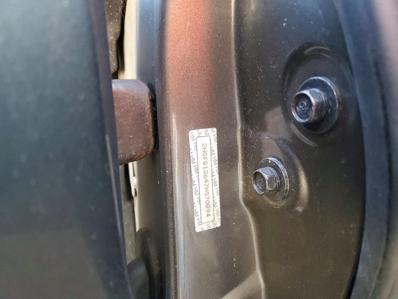 2007 HONDA CIVIC LX photo 12