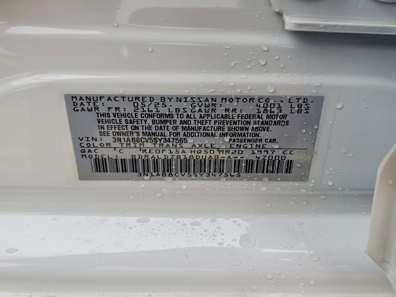 2025 NISSAN SENTRA SV photo 13