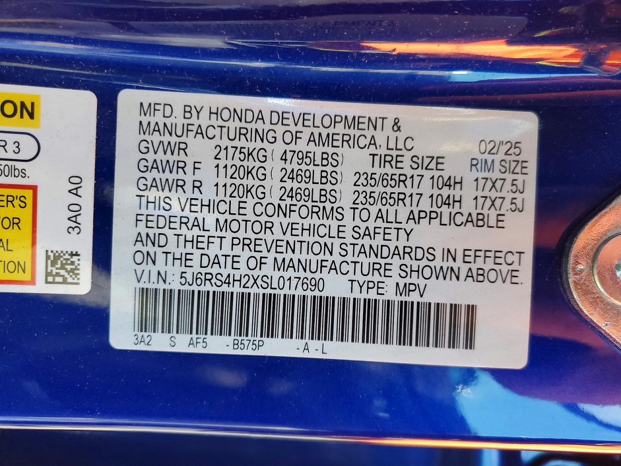 2025 HONDA CR-V LX photo 13