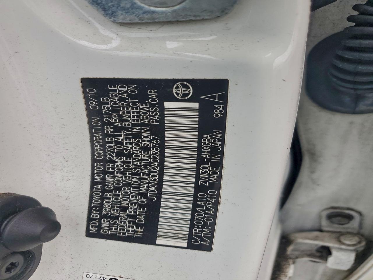 2010 TOYOTA PRIUS photo 13