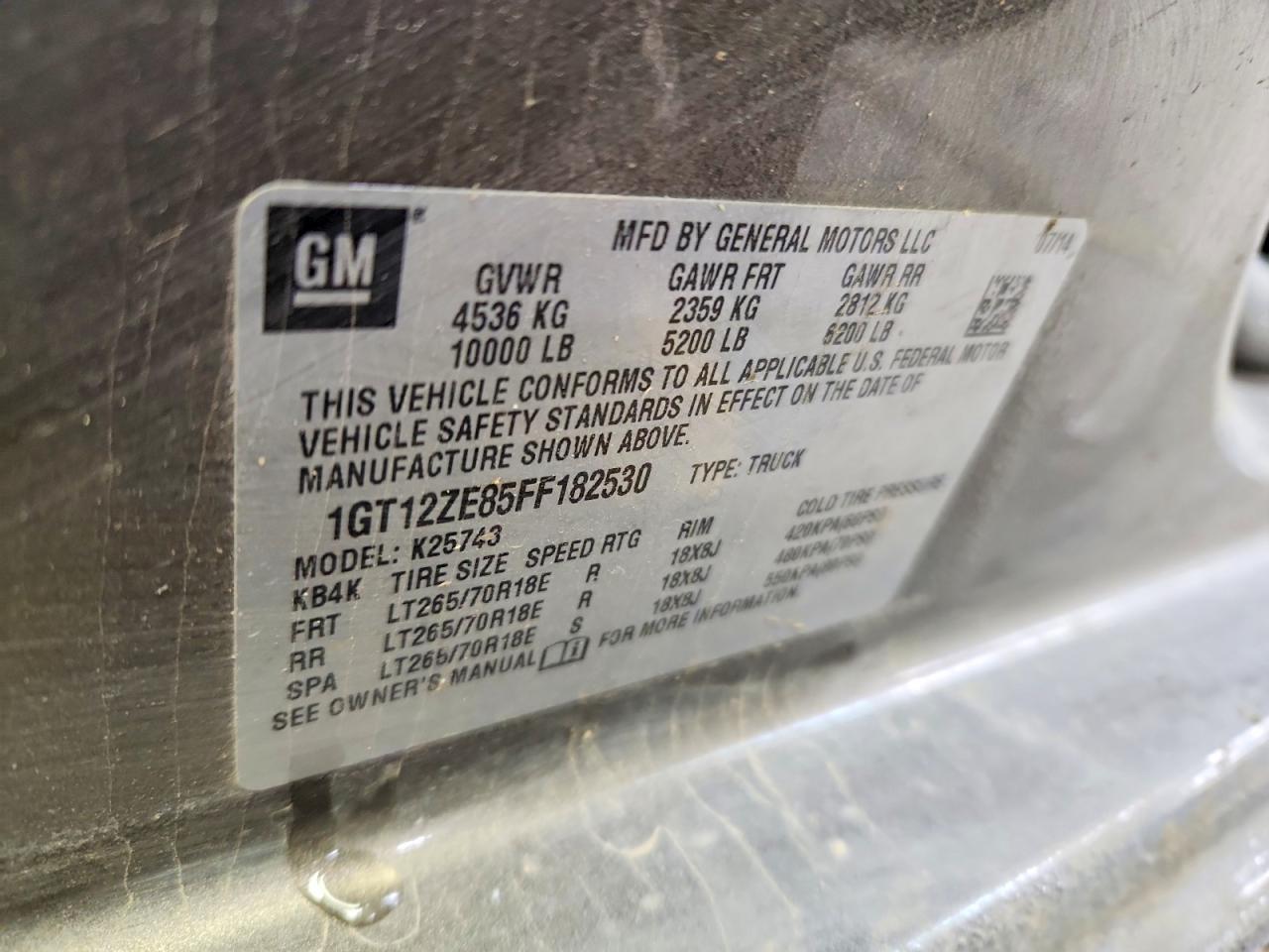 2015 GMC SIERRA K2500 SLT photo 12