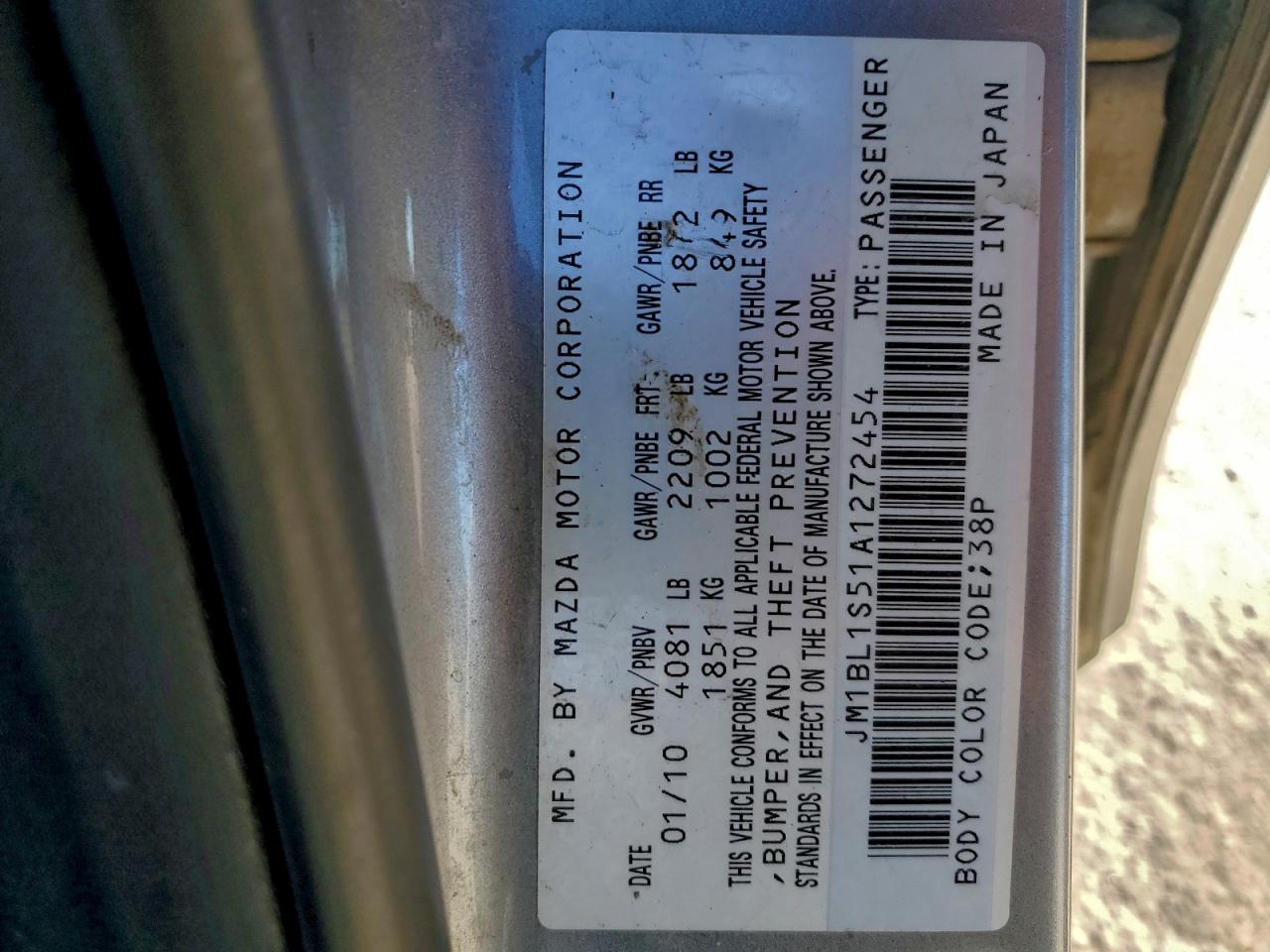 2010 MAZDA 3 S photo 12