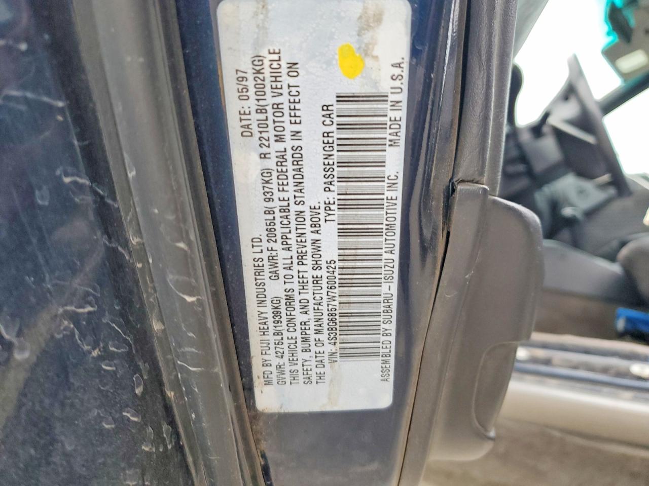 1998 SUBARU LEGACY 30TH ANNIVERSARY OUTBACK photo 13