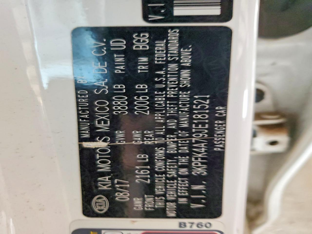 2018 KIA FORTE LX photo 13
