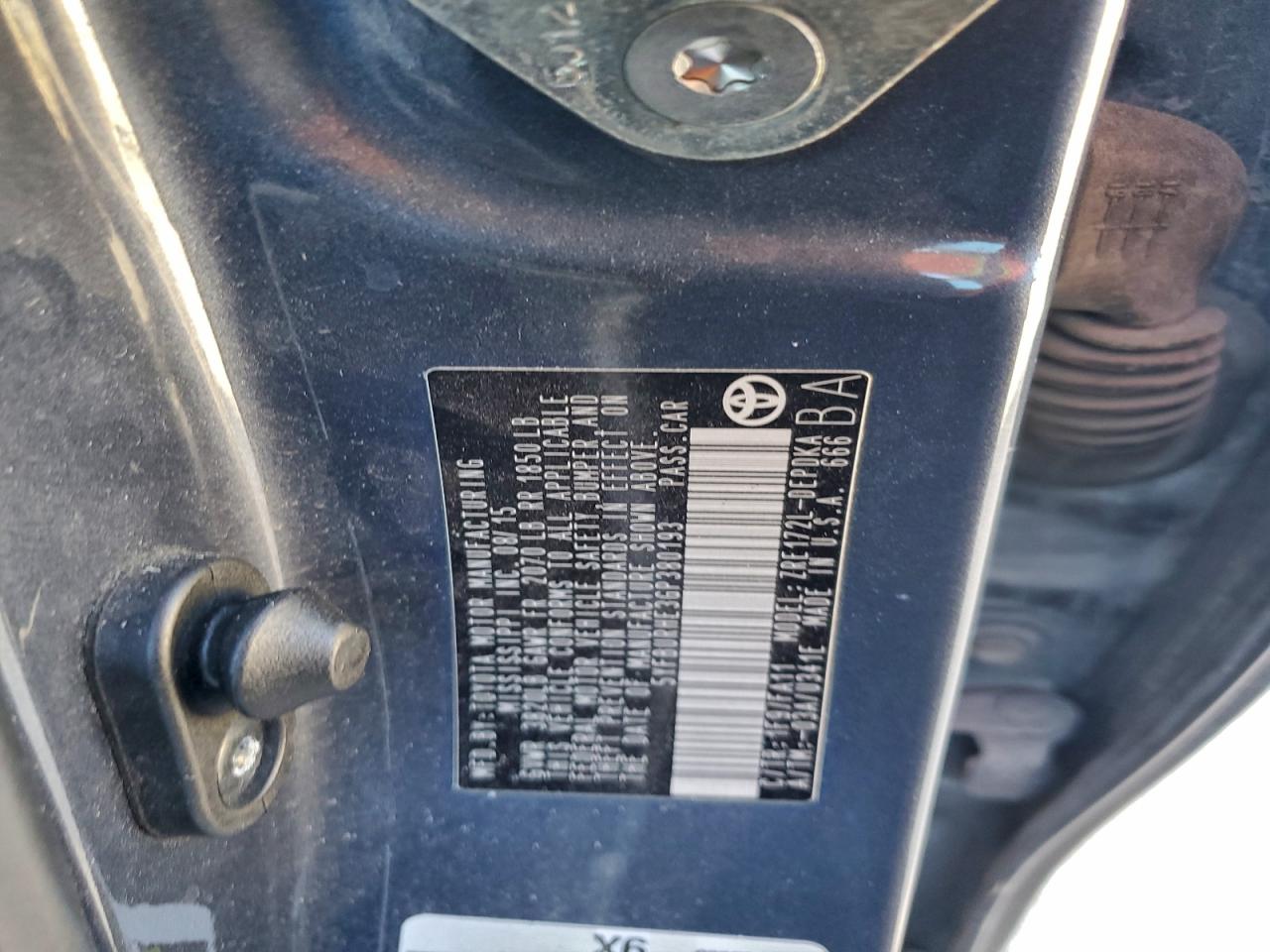 2016 TOYOTA COROLLA L photo 12