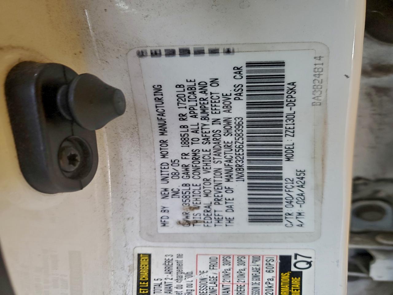 2006 TOYOTA COROLLA CE photo 12