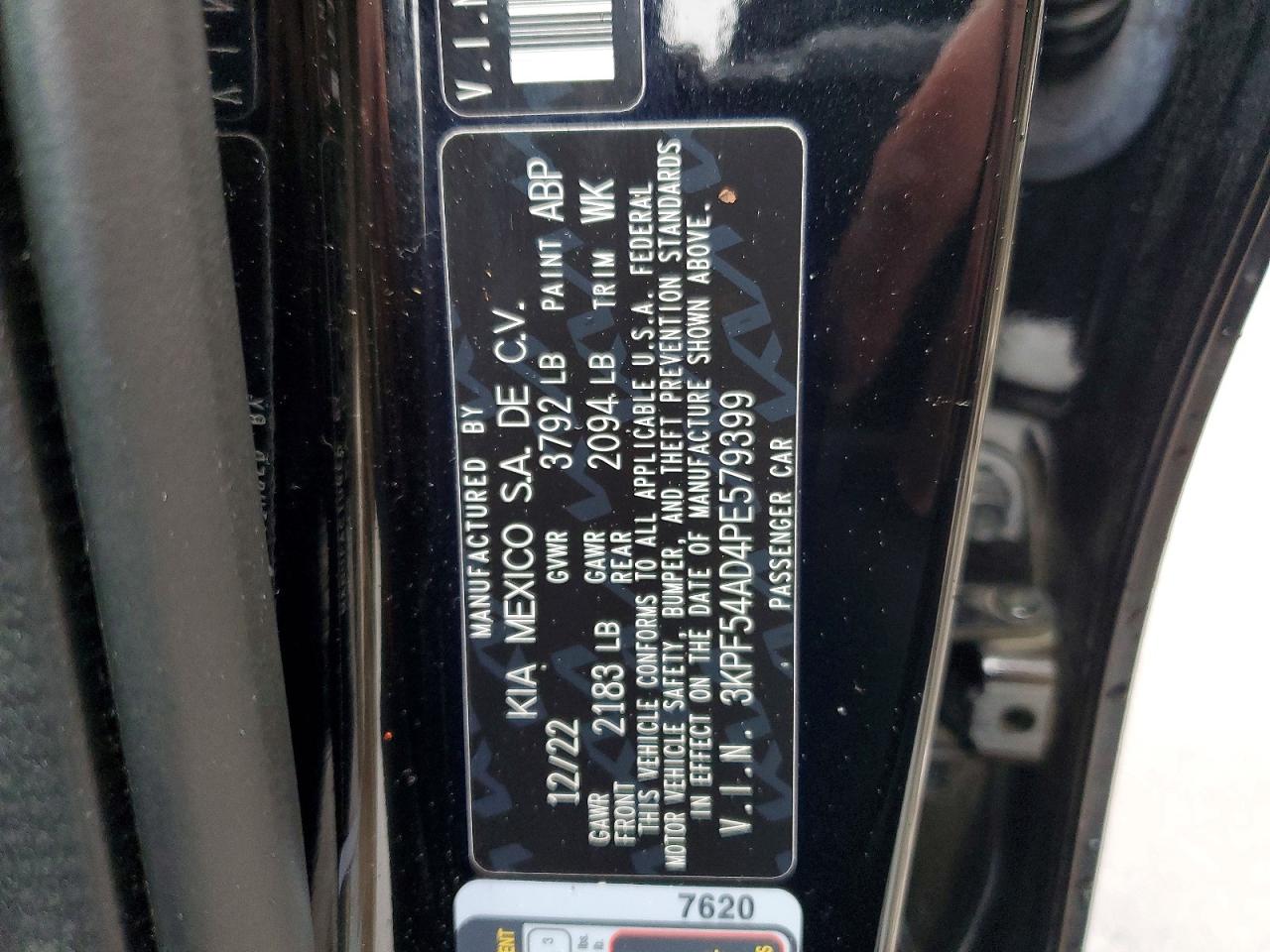 2023 KIA FORTE GT LINE photo 12