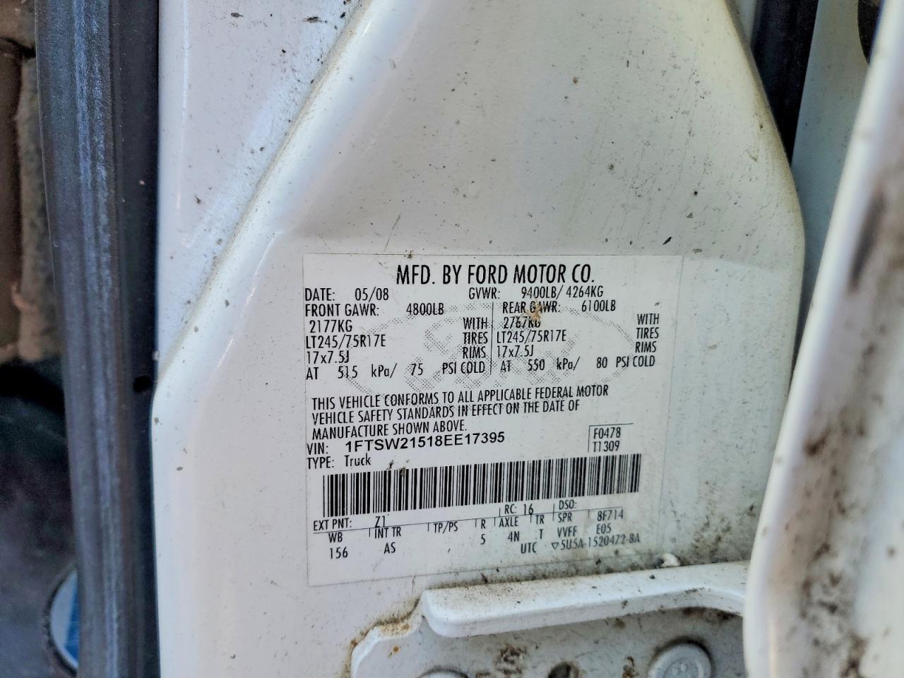 2008 FORD F250 SUPER DUTY photo 12
