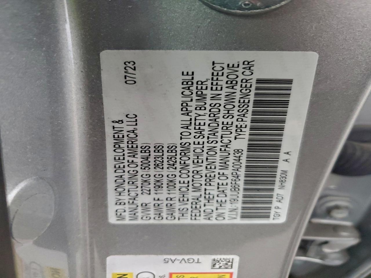 2023 ACURA TLX ADVANCE photo 13