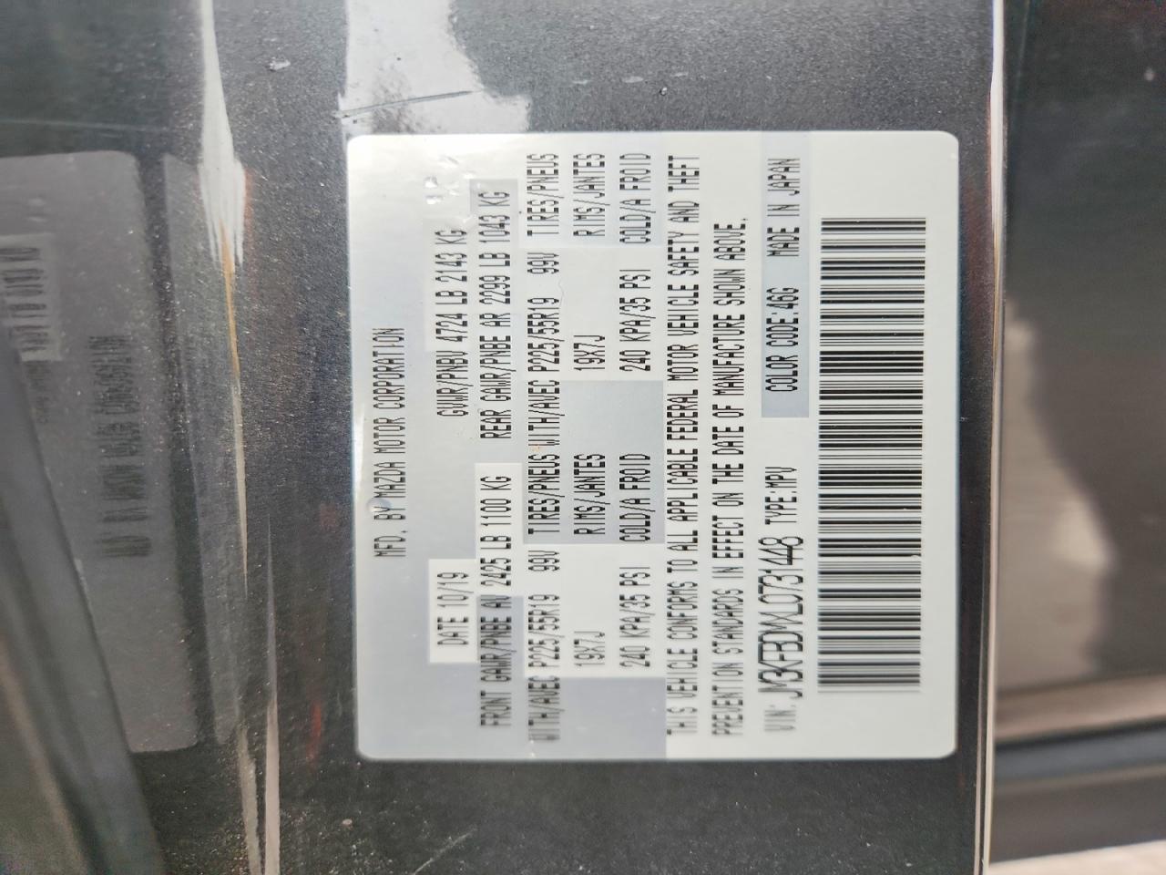 2020 MAZDA CX-5 GRAND TOURING photo 13