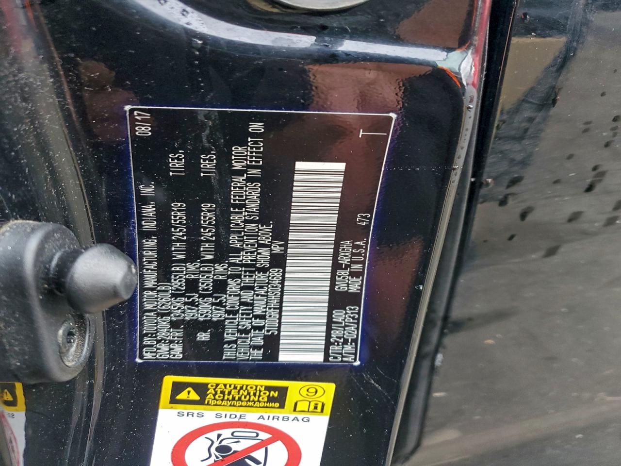 2017 TOYOTA HIGHLANDER HYBRID LIMITED photo 27