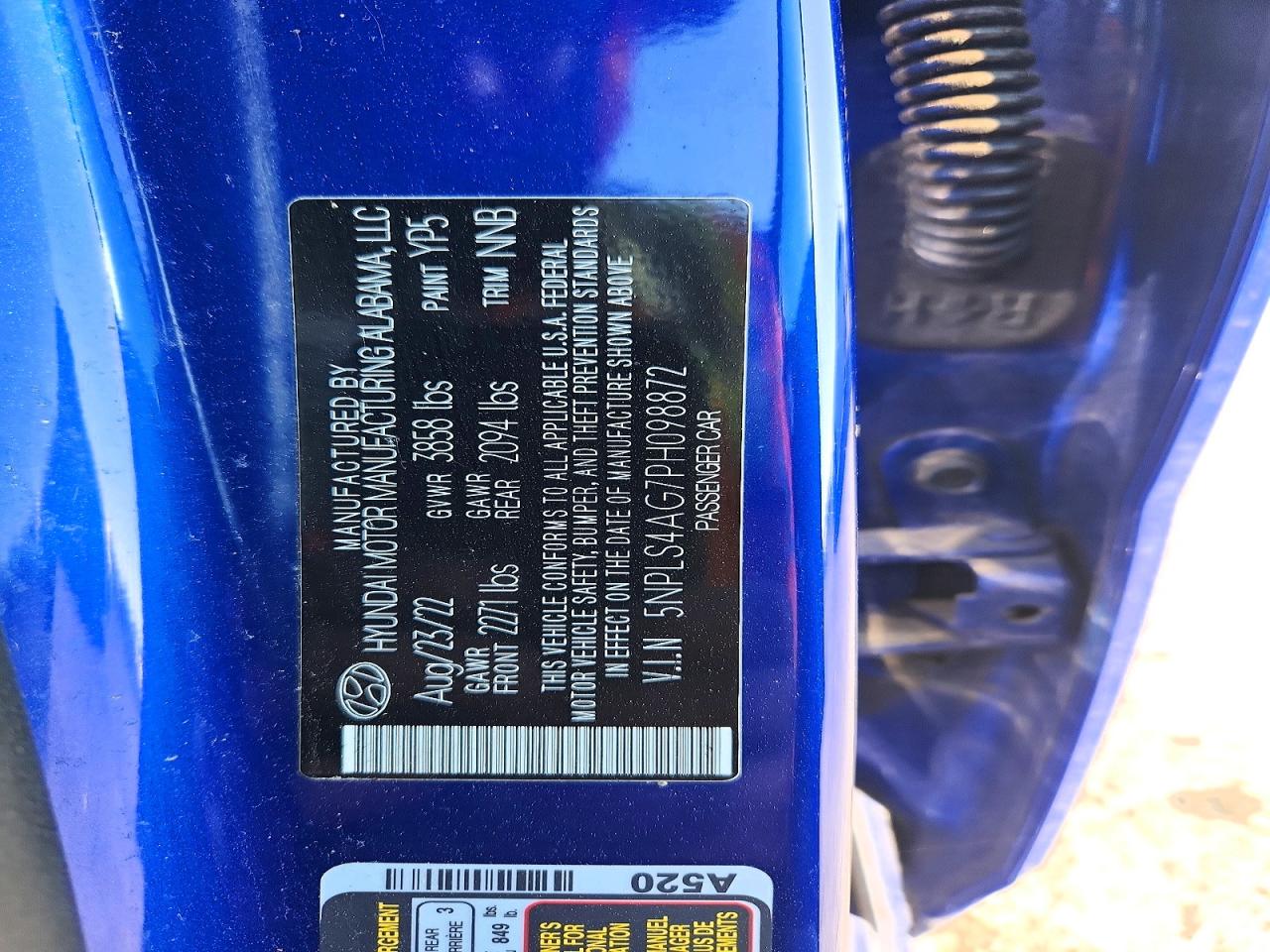 2023 HYUNDAI ELANTRA SEL photo 12