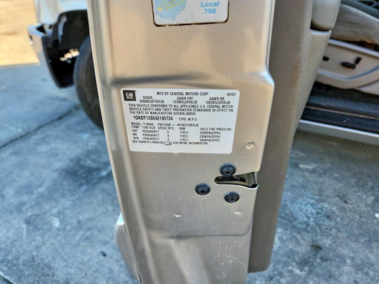 2004 GMC ENVOY photo 13