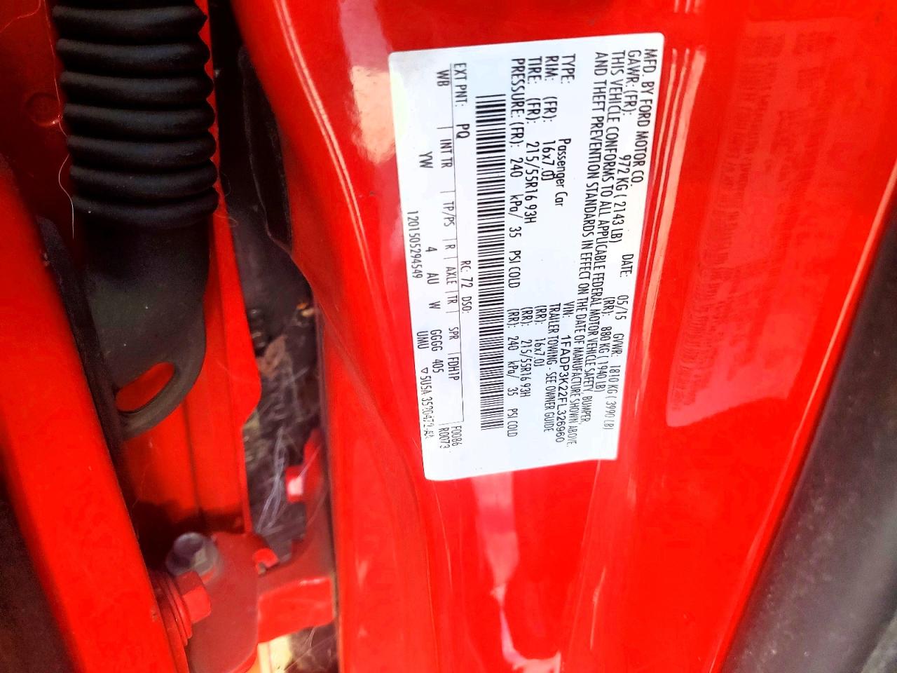 2015 FORD FOCUS SE photo 12