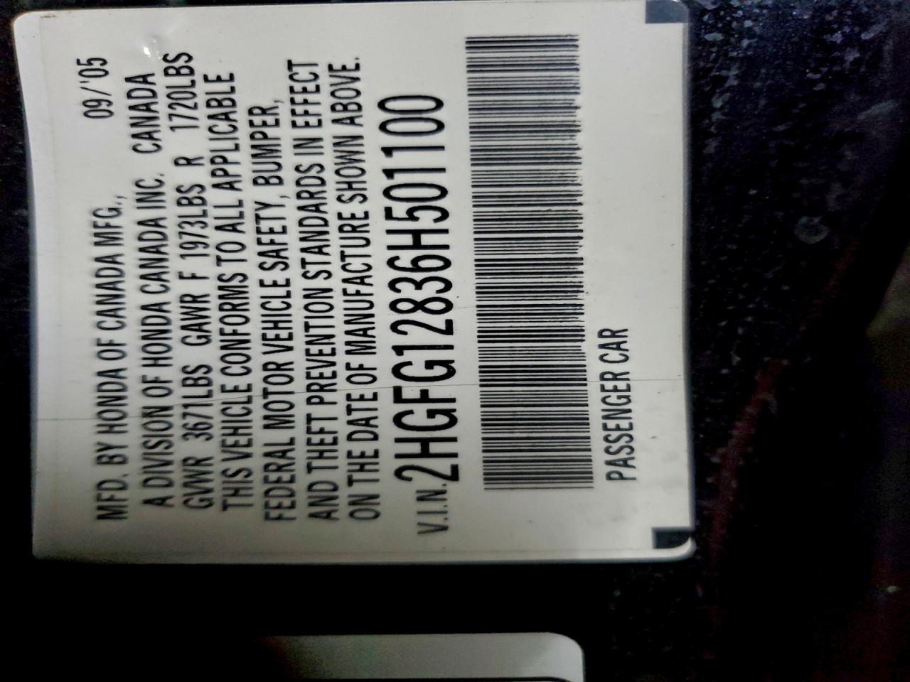 2006 HONDA CIVIC EX photo 12