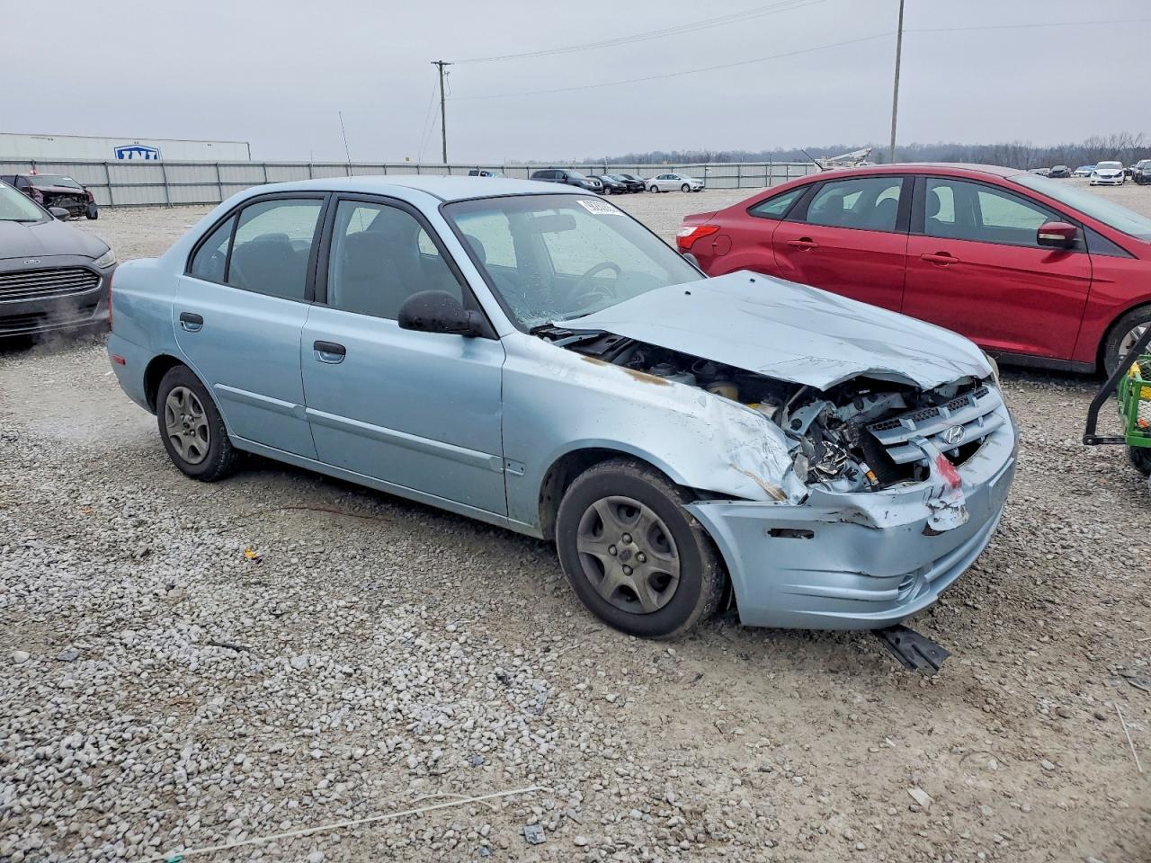 2005 HYUNDAI ACCENT GL photo 4